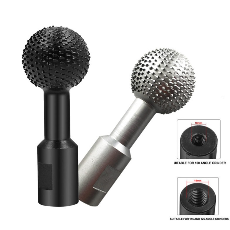 Đầu Mài Bằng Thép Kích Thước 10 / 14mm Chuyên Dụng Cho Đầu Bóng Điện