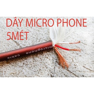 Dây cable microphone karaoke cao cấp - 5 mét