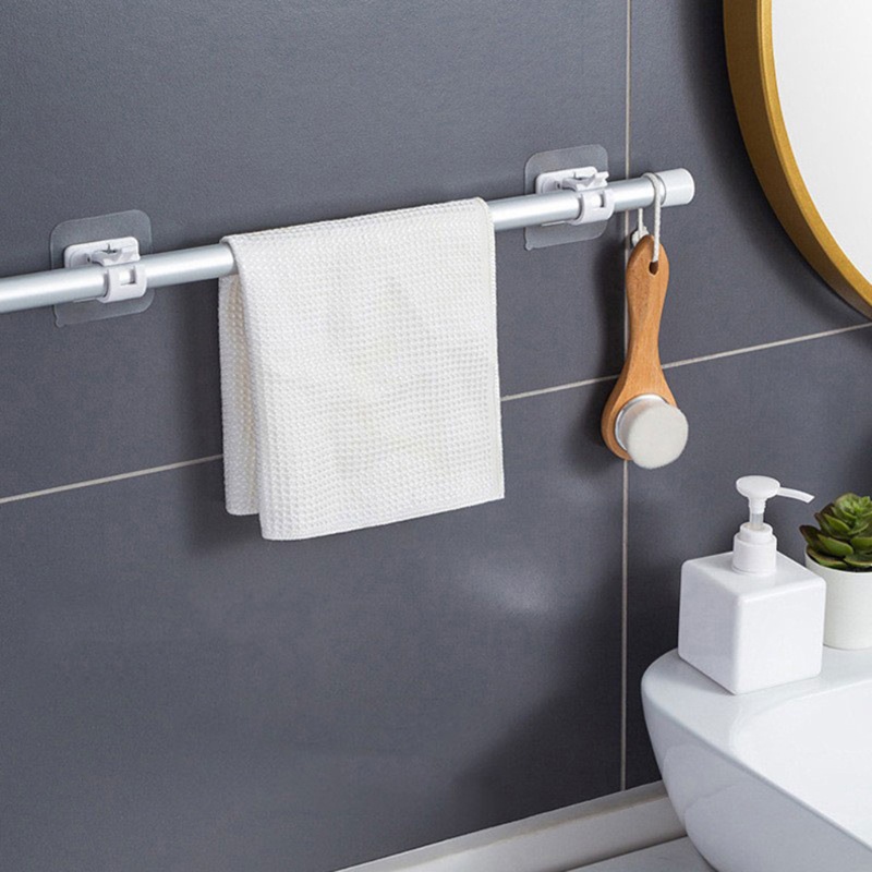 Giá Đỡ Treo Rèm Cửa Không Cần Khoan Tiện Dụng Cho Gia Đình / Khách Sạn