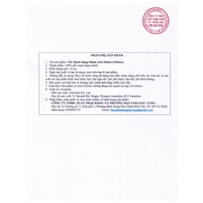 Yến Mạch Quaker Cán Dẹt - 100% chính hãng nhập khẩu từ Mỹ - Túi 500g - Vietfarm | BigBuy360 - bigbuy360.vn