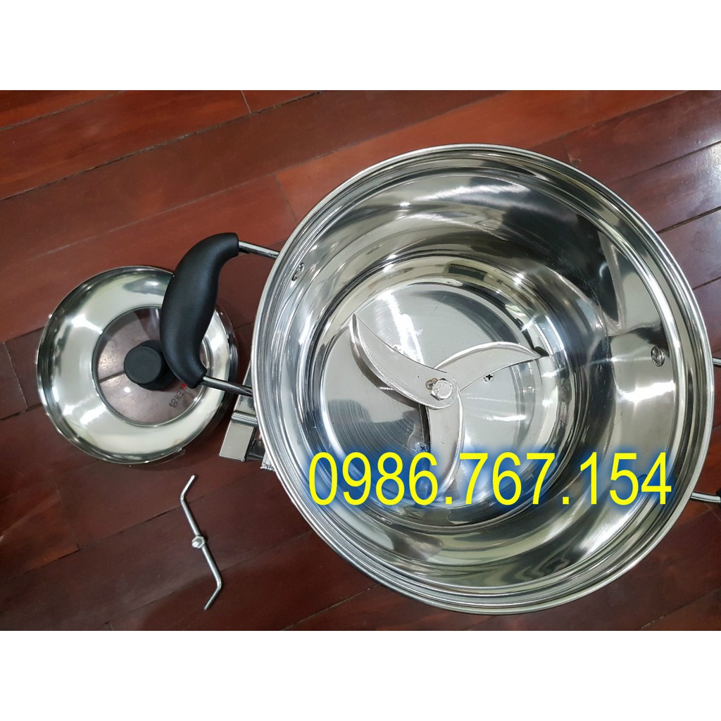 Máy xay riềng sả ớt hành tỏi loại 2kg khung inox