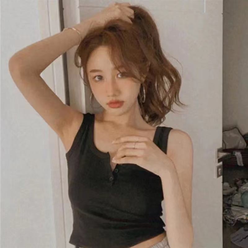 Áo hai dây màu trơn thời trang cho nữ | BigBuy360 - bigbuy360.vn