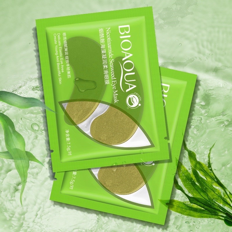Mặt Nạ Mắt Collagen Bioaqua HA Loại Bỏ Quầng Thâm Mắt, Dưỡng Ẩm, Làm Mờ Nếp Nhăn, Săn Chắc Da Chính Hãng