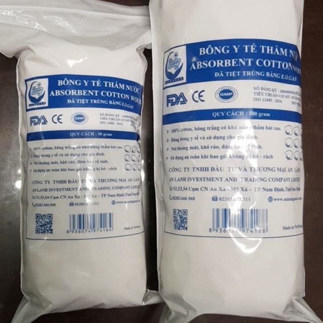 Bông Cuộn Y Tế 1kg Dùng Trong Phun Xam Thấm Hút Nước Nhanh DCPX