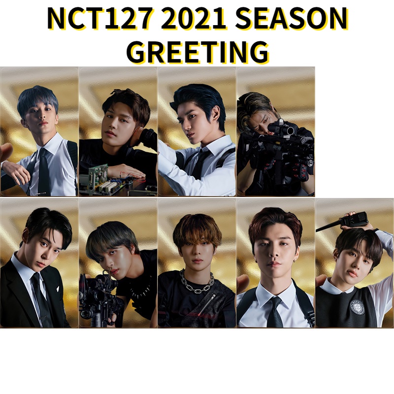 Thẻ in hình thành viên nhóm nhạc NCT 127 2021
