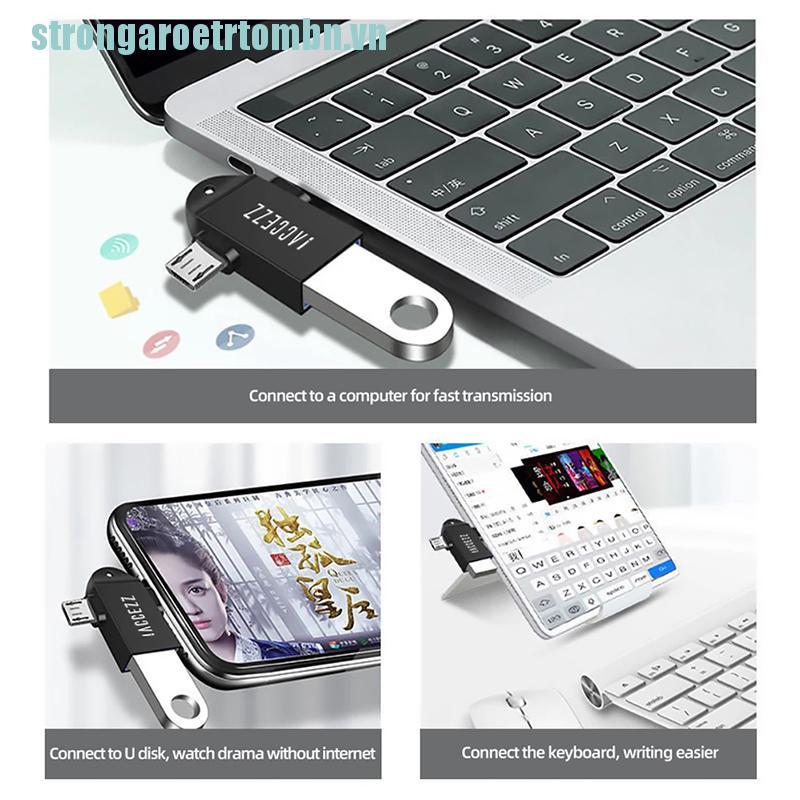 ANDROID Đầu Chuyển Đổi Từ Usb Sang Type C Micro Usb Otg | WebRaoVat - webraovat.net.vn