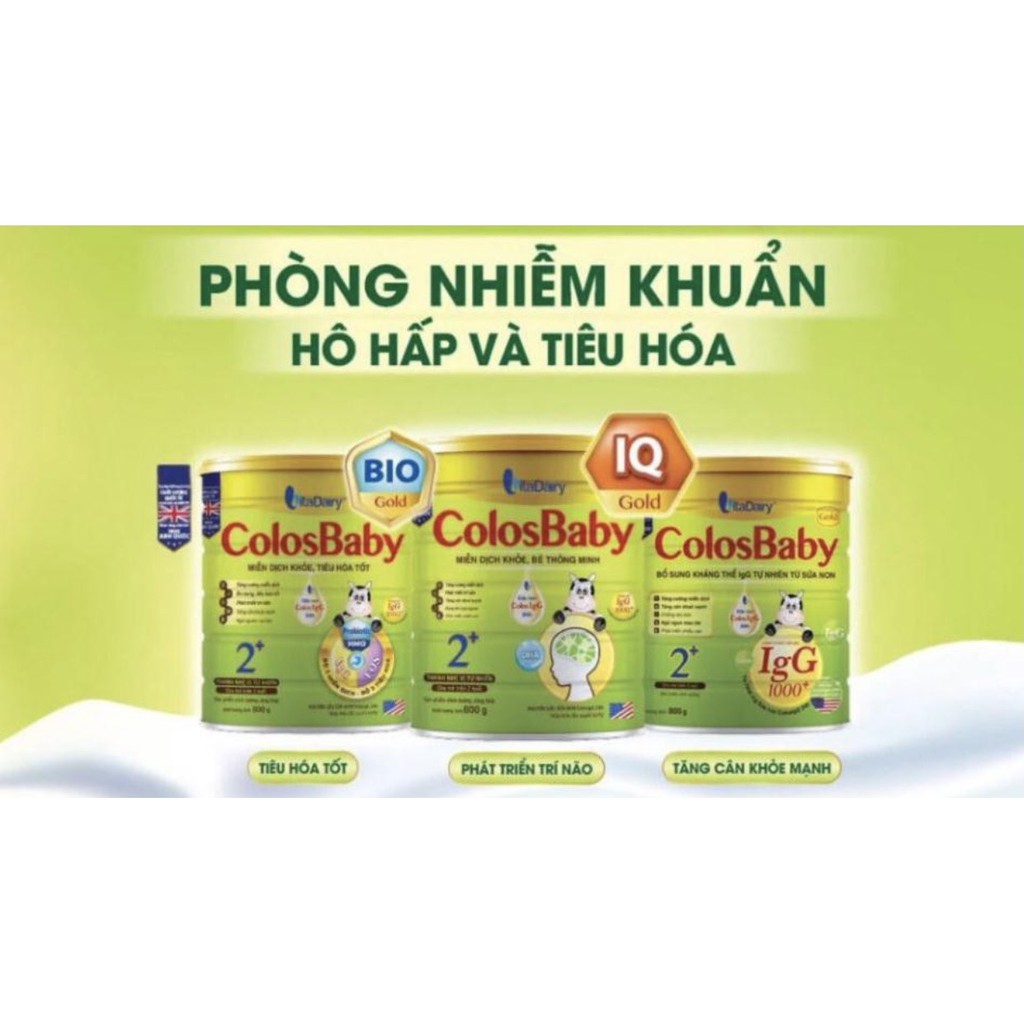 Sữa Colosbaby IQ gold 0+ 800g [Date 2023]