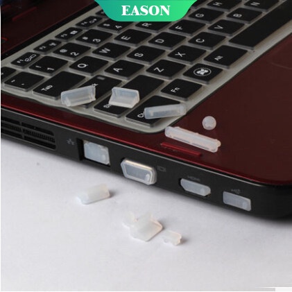 Bộ 16 Nút Bịt Cổng Sạc Laptop Chống Bụi Bằng Silicone Co Giãn