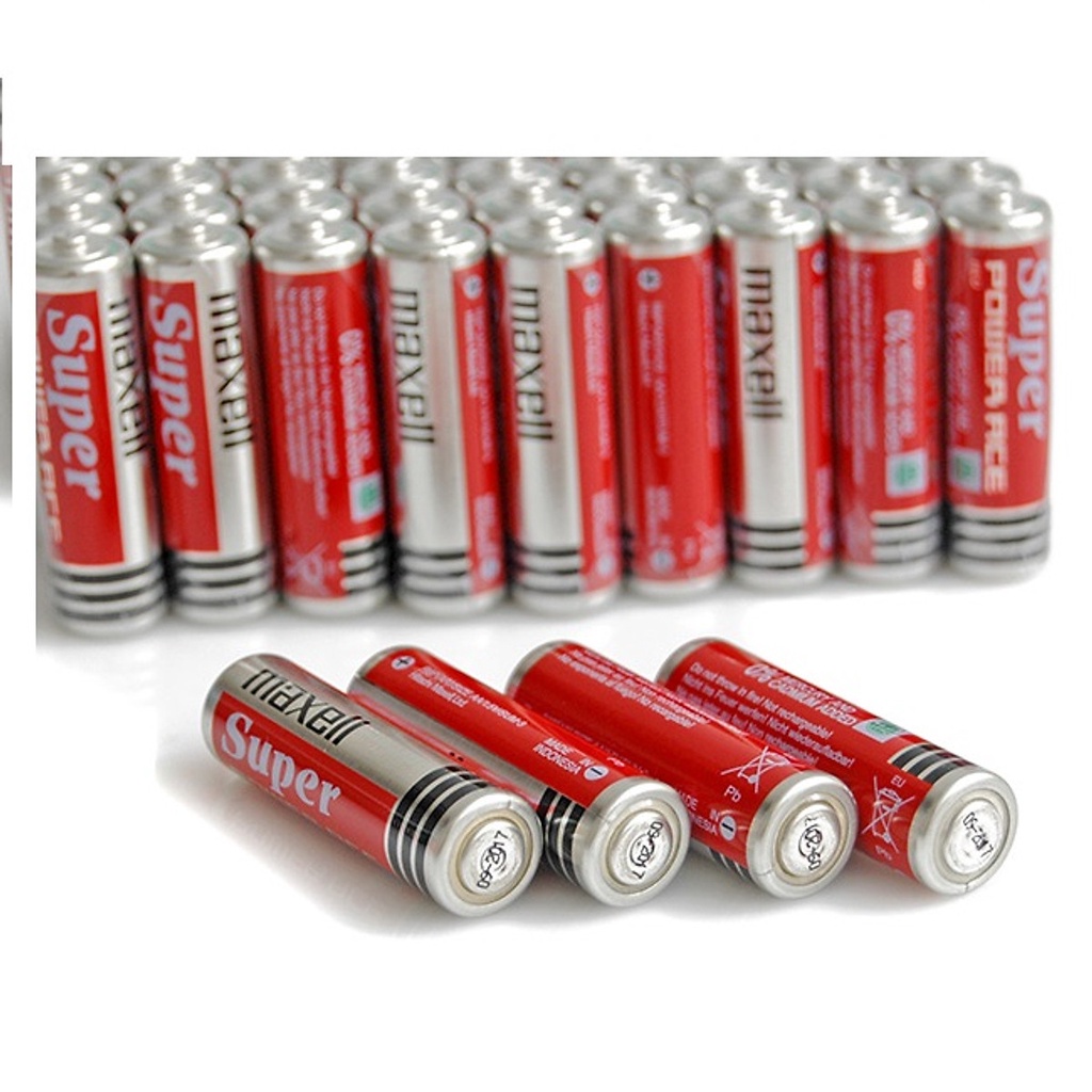 Hộp 40 viên Pin Tiểu Maxell AA Xuất Xứ Indonesia Chính Hãng