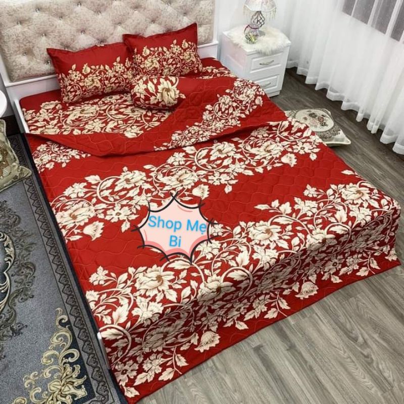 [Hàng loại 1]Bộ chăn ga gối,sét hè 5 món cotton cao cấp chất mềm mát siêu đẹp cực kì sang | BigBuy360 - bigbuy360.vn