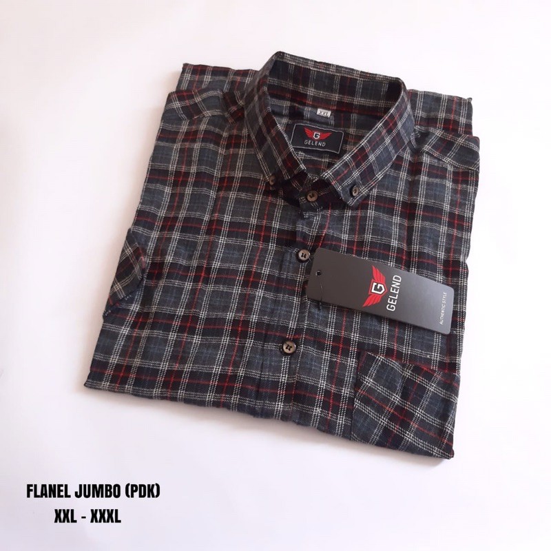 Áo Sơ Mi Nữ Vải Flannel Dáng Ngắn Size Xxl-Xxxl