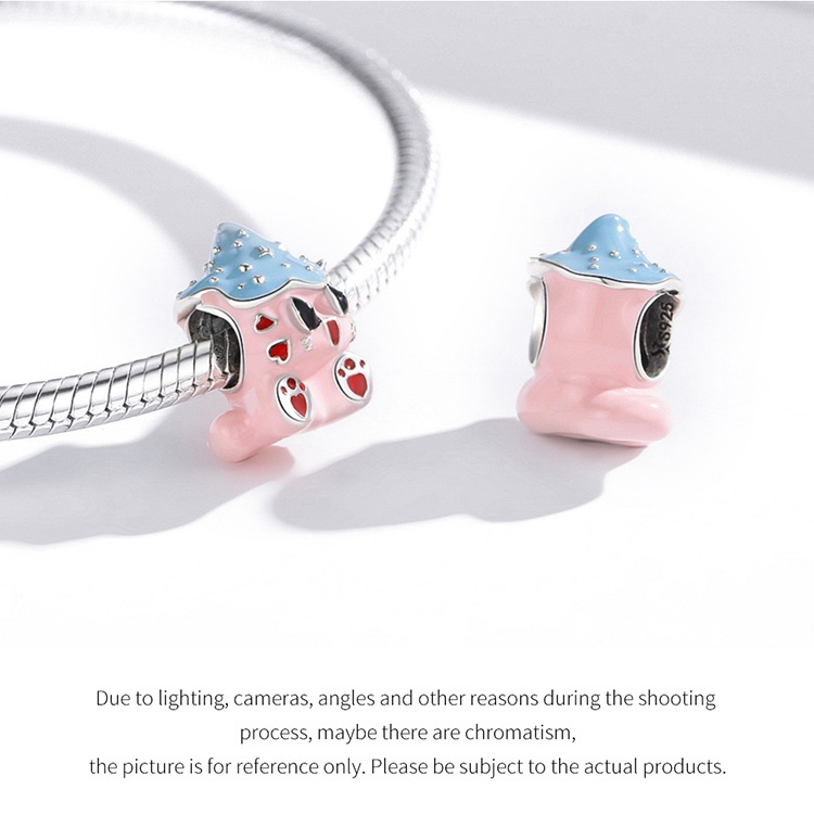 Hạt xỏ BAMOER Sc1939 bằng bạc 925 6 kiểu họa tiết hoạt hình dễ thương