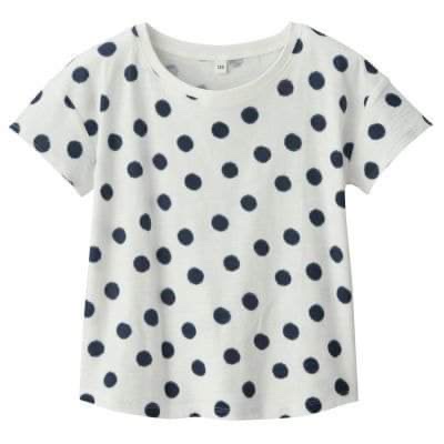 Áo cotton Muji chấm bi nhiều màu size 80 - 130