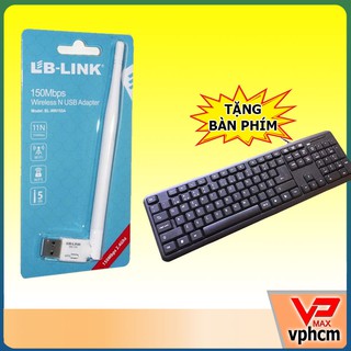 Bộ thu sóng wifi LB-LINK BL-WN 155A 150Mbps siêu mạnh tặng kèm bàn phím