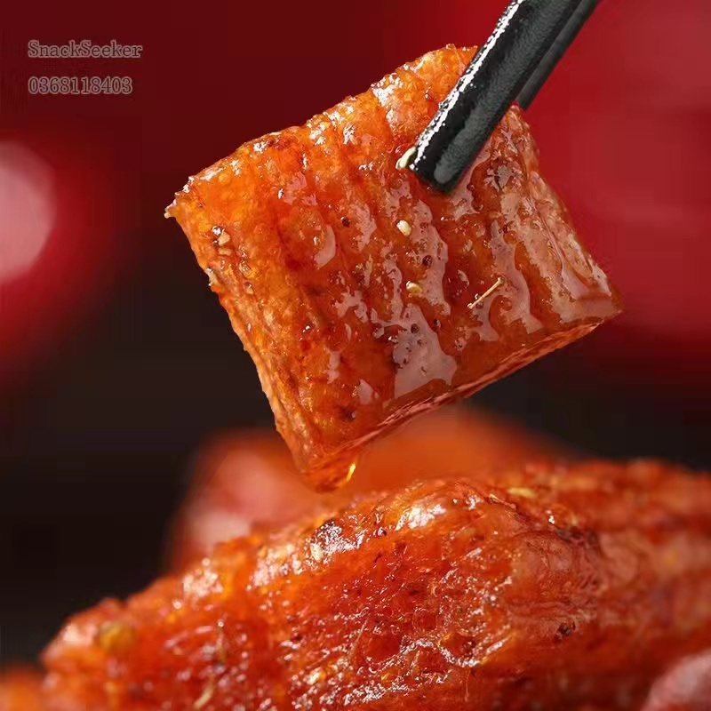 Set 3 gói thịt chay sốt cay dadaorou - SNACKSEEKER - Đồ ăn vặt Trung Quốc cay thơm