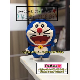 MÔ HÌNH LEGO ĐÔREMON ĐÔRAEMON 3D GHÉP CỰC THÍCH