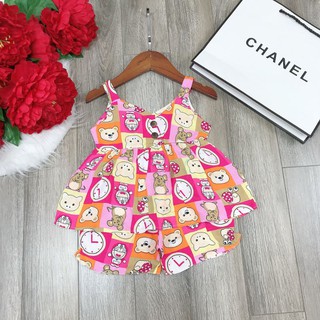 Bộ bé gái Lanh Thái hai dây