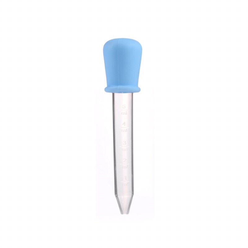 Ống bón sữa, hút thuốc nhựa silicon siêu mềm chống sặc cho bé - ống bơm sữa, nước trái cây mini 5ml cho bé