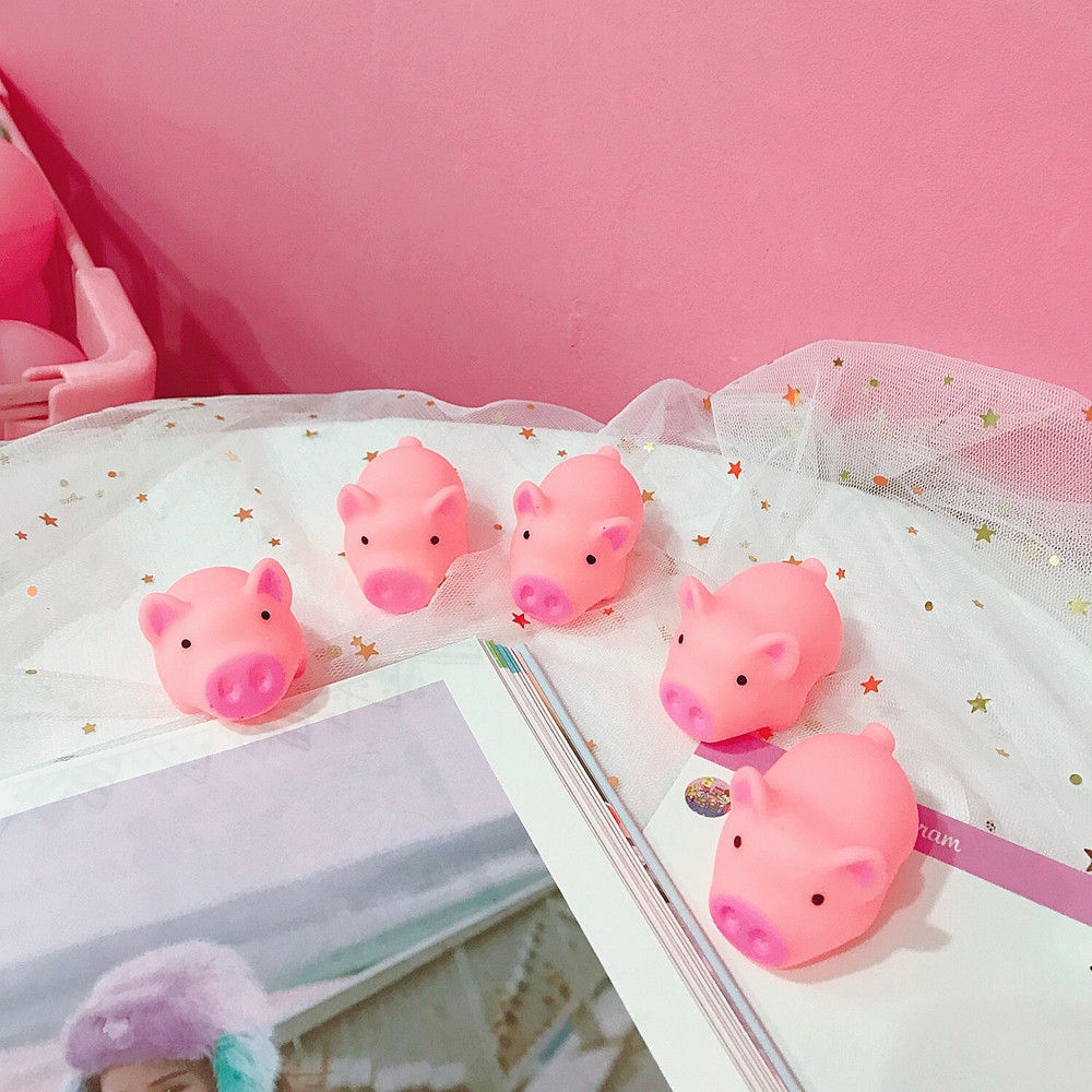 Đồ chơi nắn bóp đàn hồi giảm stress hình chú heo hoạt hình đáng yêu