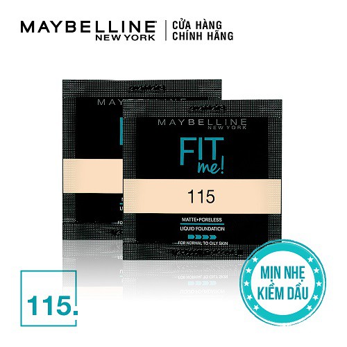 [HB Gift] Bộ quà tặng Valentine Maybelline Son lì mịn môi Creamy Matte 1.5 g và mẫu thử Kem nền Fit Me 1.5 ml | BigBuy360 - bigbuy360.vn