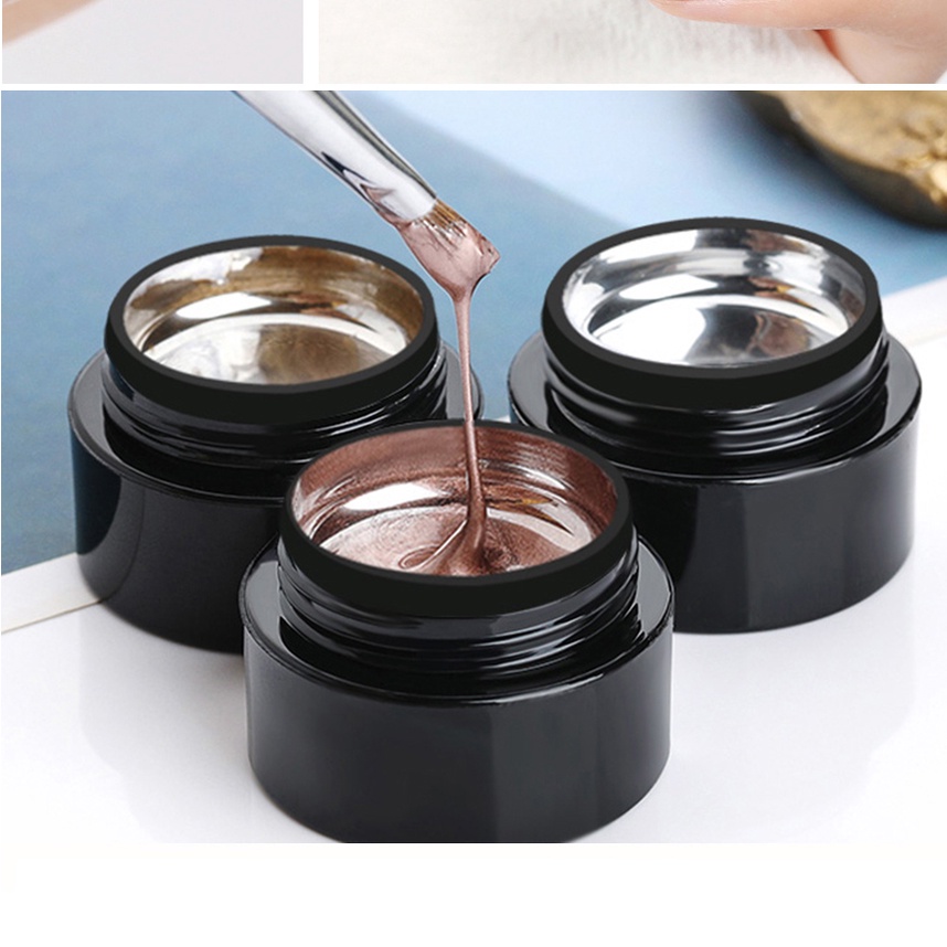 Gel Sơn Móng Tay Màu Ánh Kim Lấp Lánh Thời Trang