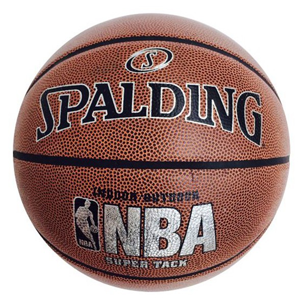 Bóng rổ số 7 Spalding NBA da PU cao cấp (đạt tiêu chuẩn thi đấu) + Tặng kim bơm và lưới đựng bóng