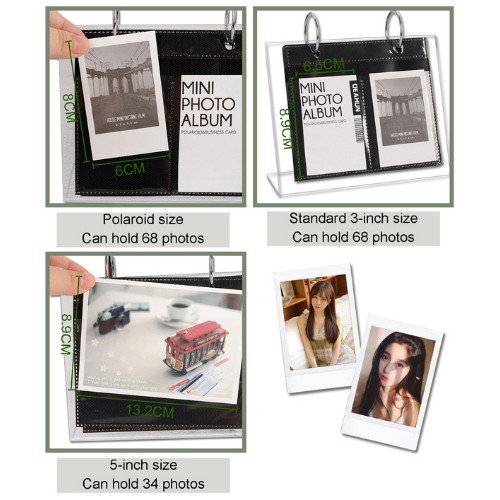 ALBUM INSTAX MINI (68 ẢNH) / ALBUM INSTAX WIDE (34 ẢNH) - ĐỂ BÀN