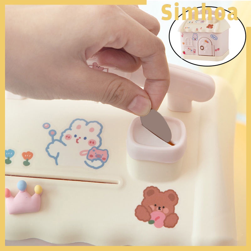 Hộp Đựng Tiền Tiết Kiệm Có Khóa Di Động Để Bàn Trang Trí Cho Trẻ Em