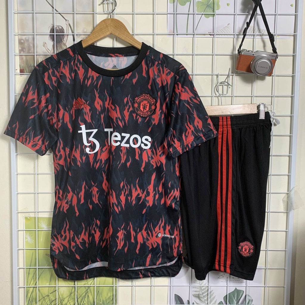 Bộ quần áo bóng đá cao cấp Manchester United phiên bản Play/ Bộ quần áo bóng đá MU vải Thái xịn