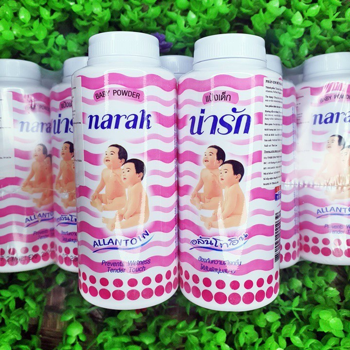 Phấn rôm Narak hương thơm dịu nhẹ 25g/hủ - Thái Lan