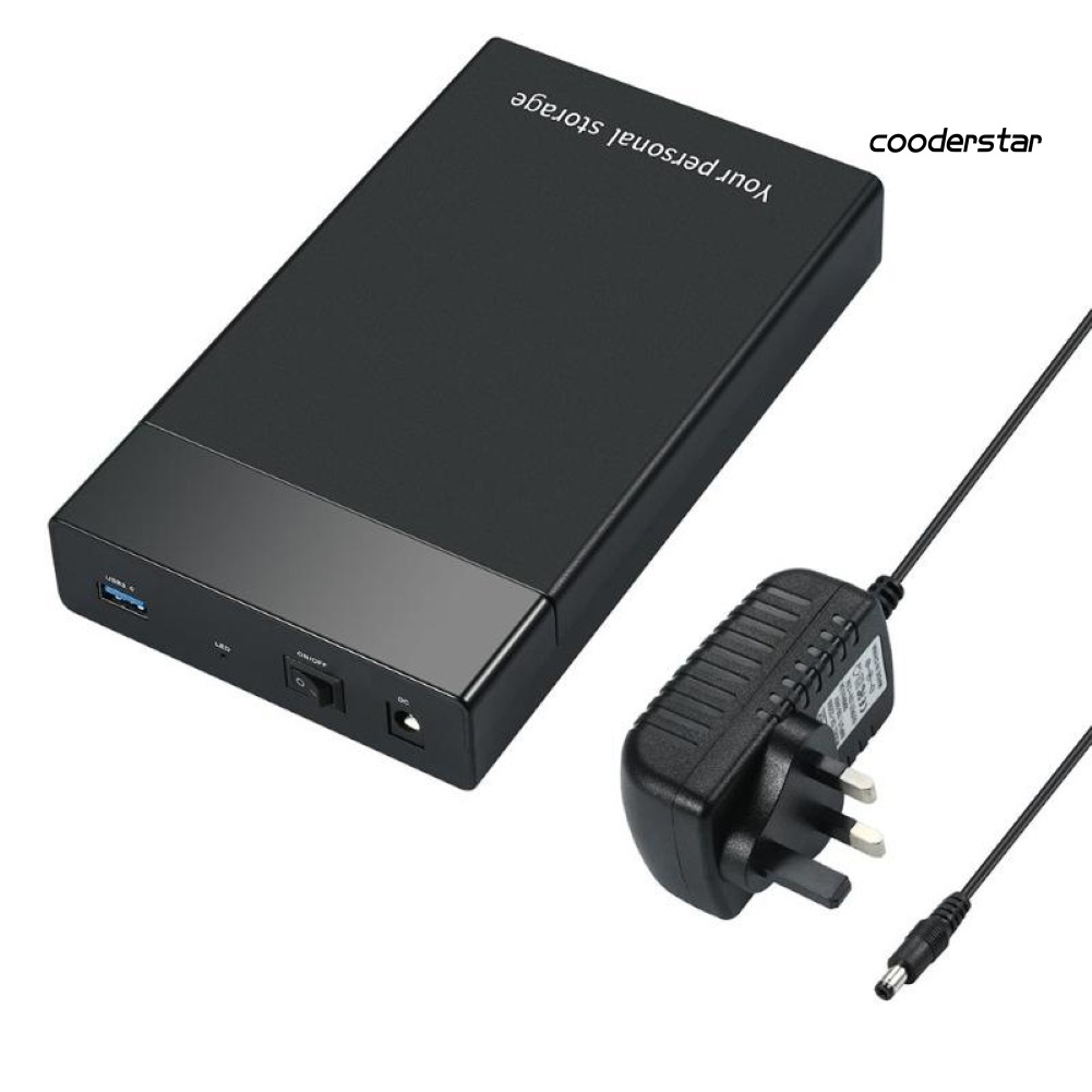 COOD-st 3.5 Inch SATA USB 3.0 5Gbps Mobile Hard Disk with LED Indicator for Computers
