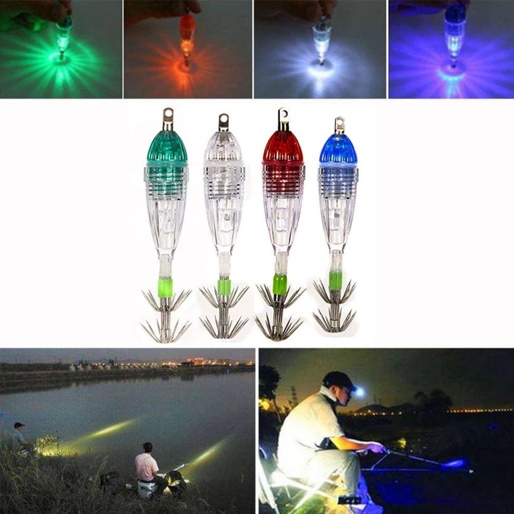 Đèn LED Zaijie 24 Bóng Có Móc Hình Con Mực Dùng Để Câu Cá Dưới Nước