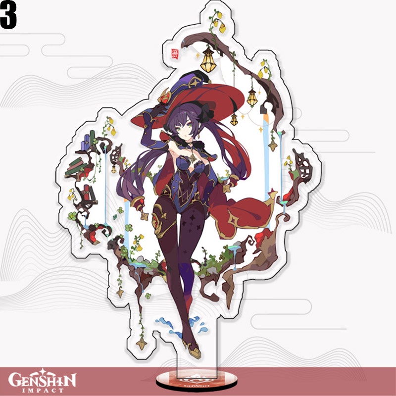 Doujin genshin Impreza Mô Hình Nhân Vật wriothesley furina Đứng Được Màu Nước