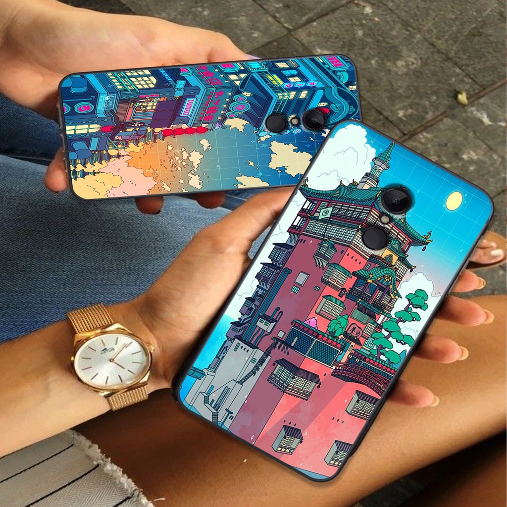 Bộ ốp lưng Xiaomi REDMI 4 / 5 / 5 Plus phong cảnh Anime cực lung linh,thơ mộng. Ốp lưng Xiaomi chính hãng RẺ - BỀN - ĐẸP