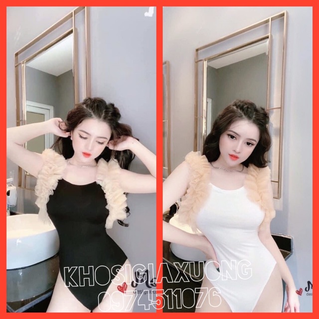 jumsuit nữ pha ren sang chảnh body suit nữ hot