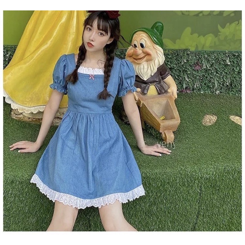 Đầm denim mùa hè