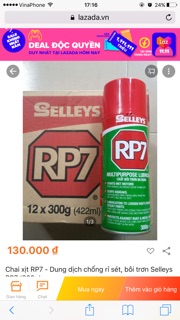 RP7  Chất bôi trơn đa dụng