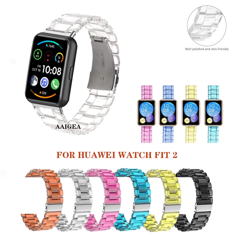 Dây Đeo Trong Suốt Trọng Lượng Nhẹ Cho Đồng Hồ Thông Minh Huawei watch fit 2 fit2