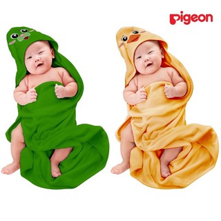 [Min Min thường xuân ] khăn choàng tắm pigeon cho bé