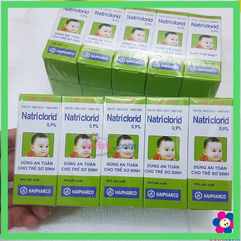 Nước muối sinh lý mắt mũi  10 chai