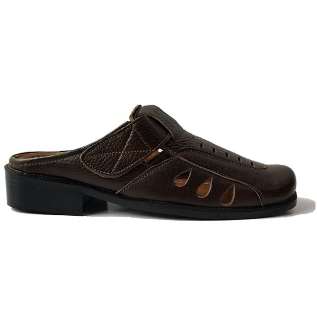 Dép bít đầu nam da bò BIGBEN cao cấp SB78 | BigBuy360 - bigbuy360.vn