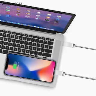 Dây cáp sạc nhanh lò xo cho Apple Android Type-C