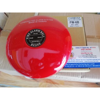 Chuông báo cháy 6"-24V formosa Đài Loan