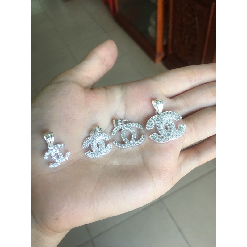 Mặt chữ X bạc chuẩn bạc ta đeo kèm dây siêu sáng đẹp