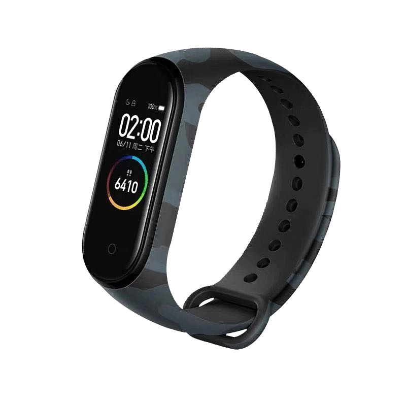 Dây Đeo Silicon Cho Đồng Hồ Thông Minh Xiaomi Mi Band 5 Mi Band 3 / 4