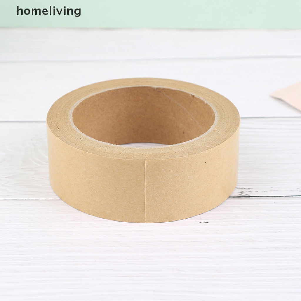 Cuộn Băng Keo Giấy Kraft 30m Màu Nâu