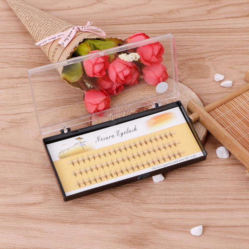[Hàng mới về] Lông mi giả 5d màu đen lilyx 8-12mm làm đẹp 0.07 c