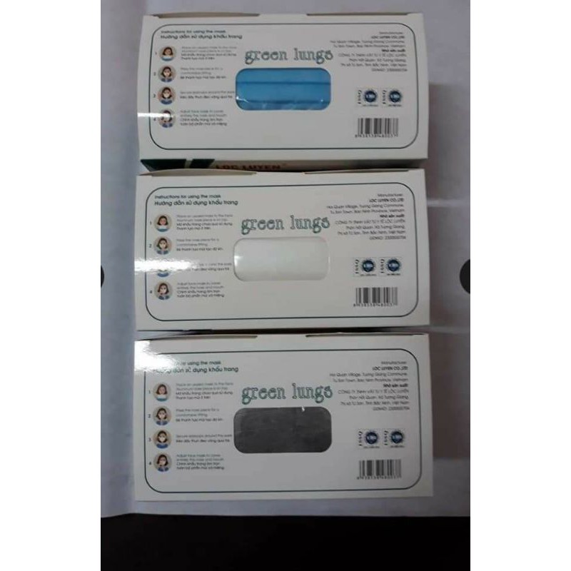 Khẩu trang kháng khuẩn # Lọc khuẩn &gt; 99%