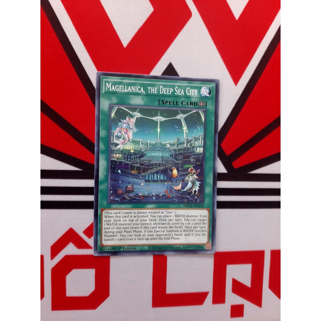 Thẻ Bài Yugioh Spell Magellanica, the Deep Sea City - MP21-EN141 - Common 1st Edition