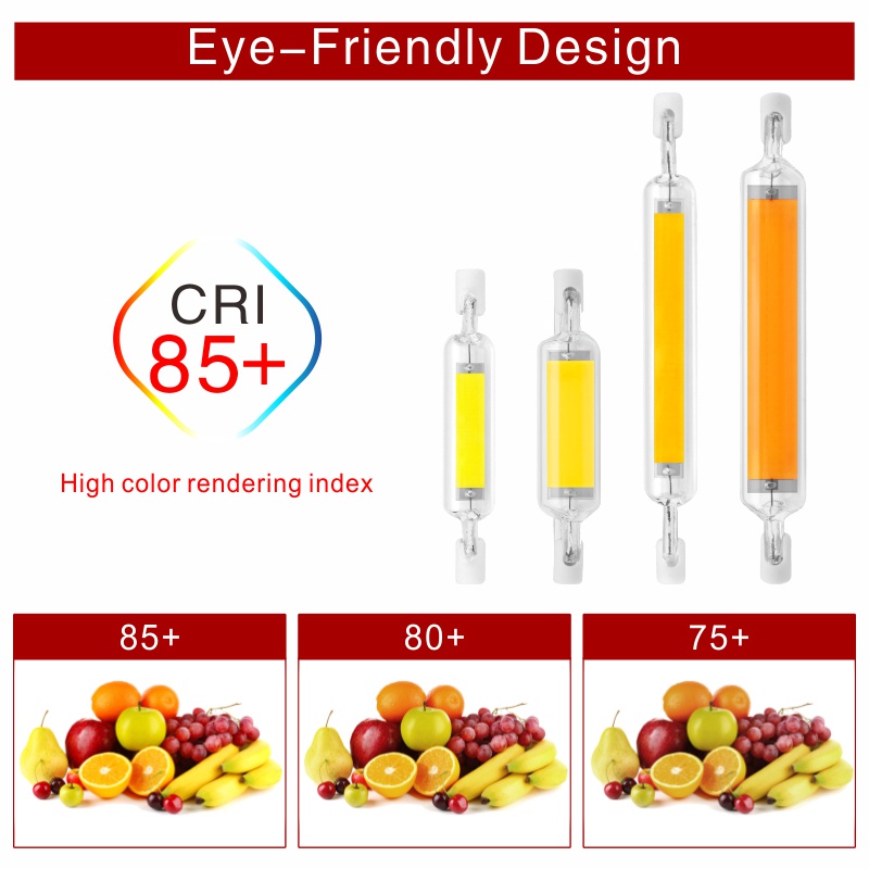 Bóng Đèn LED R7S 78mm 5W 8W R7S 118mm 10W 20W COB Thay Thế Chuyên Dụng